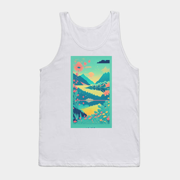 Wall Art design Tank Top by jzone_05